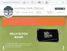 Tablet Screenshot of huntleyparks.org